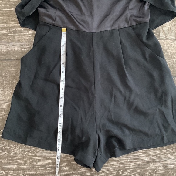 Express women’s black halter romper - Picture 7 of 10